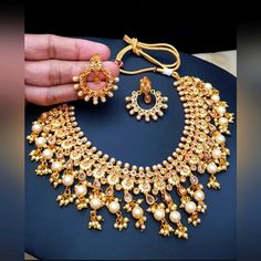 Necklace Set Jewellery Set For Bride, Indian Wedding Accessories, Accessories For Bride, Wedding Accessories For Bride, Fashion Jewellery Online, Fancy Necklace, Kundan Earrings, Choker Necklace Set, Gold Choker Necklace