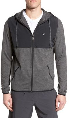 vuori Elements Slim Fit Zip Hoodie Water Repellent Fabric, Zip Hoodie, Athletic Jacket, Nordstrom, Slim Fit