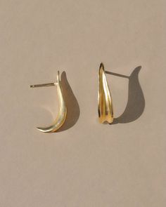 A truly stunning unique earrings that perfectly pair everyday casual outfits through to special occasions and nights out, named for Morro Bay - a small special California town. Gold Vermeil (14k gold over sterling silver) made with recycled materials Includes silicone earring backs which we’ve found to be most comfortable and secure and best suited to this style of earring.CARE: Most metals will naturally patina over time, however, there are measures you can take to prolong the life of your jewe California Towns, Unique Earring, Everyday Casual Outfits, Coastal California, California Coastal, Ceramic Studio, Jewelry Cleaner, Earring Backs, Unique Earrings