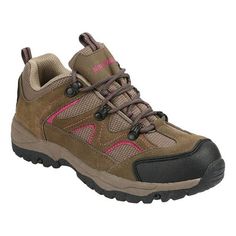 Northside Women's SNOHOMISH LOW NW Outdoor shoes feature a suede and nylon water-resistant upper. Rugged natural suede upper designed with breathable nylon inserts an abrasion resistant toe guard and a molded heel stabilizer to keep you going strong on any terrain. The EVA insole which can be removed and washed offers premium cushioning for your feet while the padded collar and tongue provide unparalleled support. A gusseted tongue keeps out dirt and debris for a hike you won't forget! Effortles Trekking Sandals, All Weather Boots, Weather Boots, Hiking Sandals, Walking Sandals, Slippers Cozy, Black Boots Women, Black Running Shoes, Womens Clogs