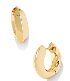 Kendra Scott Mikki Shiny Huggie Hoop Earrings | Dillard's Brass Hinges, Jewelry Essentials, Huggie Hoop Earrings, Accessories Jewelry Earrings, Christmas 2024, Gold Hoops, Dillard's, Huggies Earrings, Kendra Scott