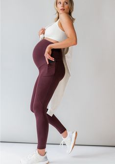 Deep Sienna Soft Belly, Postpartum Leggings, Prego Outfits, Lower Back Support, Bra Size Guide, Style Finder, Maternity Leggings, Leggings Sale, Performance Wear