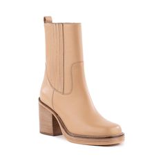 Sweet Escape Boot | Seychelles Footwear Utility Boots, Sweet Escape, Work Boot, Leather Block Heels, Seychelles, Work Boots, Panel Siding, Block Heels, Chelsea