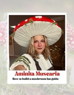 *THIS IS A DOWNLOADABLE HOW TO GUIDE -NOT A FINISHED HAT* I do make Mushroom hats for a price of $200. Message me for more info! This hat is fairly easy to make but I do suggest previous crafting experience for the best results! I made this hat for a halloween costume in 2021 and people were absolutely amazed by it. The hat is around 14 inches wide and weighs less than 3 pounds. It has great structure and is very durable. An added bonus is that on a sunny day it serves as the best sun hat you ca Mushroom Halloween Costume, Mushroom Halloween, Mushroom Hats, Mushroom Costume, Mario Costume, Mushroom Hat, Flat Bill Hats, Floppy Hats, Cottagecore Outfits