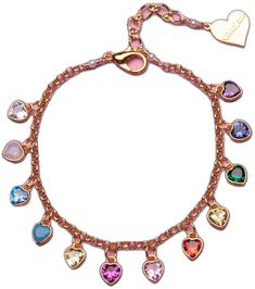 Take Your Heart, Joy Ride, Rainbow Heart, Colorful Design, Heart On, Heart Bracelet, Gold Plating, Jewelry Box, Color Design