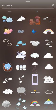 an image of clouds and rainbows in the sky with text that reads, cloud