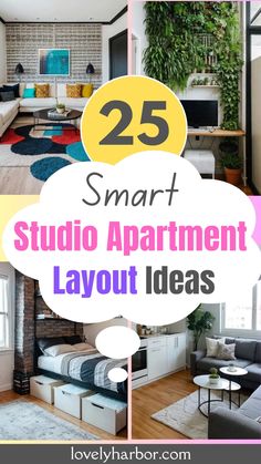 the 25 smart studio apartment layout ideas that you can use to create your own space