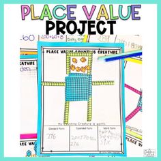 the place value project for students to use in their homeschool projects and activities