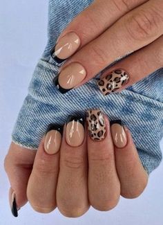 Cheetah Print Nails, Opal Nails, Brown French, Bronde Balayage, Cheetah Nails, Leopard Print Nails, Leopard Nails, Animal Nails, Animal Print Nails