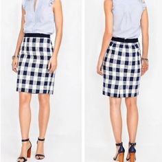 “The Most Versatile” Plaid Pencil Skirt. Suitable For Any Occasion. 32” Waist, 22” Length. Summer Business Casual Pencil Skirt, Business Casual Pencil Skirt For Summer, Business Casual Summer Pencil Skirt, Blue Lined Pencil Skirt For Business Casual, Business Casual Blue Lined Pencil Skirt, Lined Skirt For Business Casual In Summer, Chic Blue Pencil Skirt For Business Casual, Casual Blue Pencil Skirt For Work, Casual Summer Pencil Skirt For Office