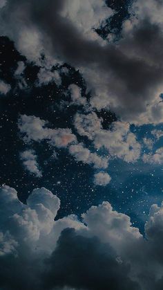 iphone background, dark sky, sky with stars, clouds Vintage Wallpaper Iphone, Good Phone Backgrounds, Hd Sky, Frühling Wallpaper, Clouds Wallpaper Iphone, Wallpaper Estetika, Dark Blue Wallpaper, Desktop Background Pictures, Night Sky Wallpaper