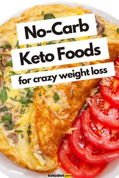 If you're trying to lose weight on the keto diet check out this list of super low or no-carb foods that you can eat! No Carb Recipes, Keto Food List