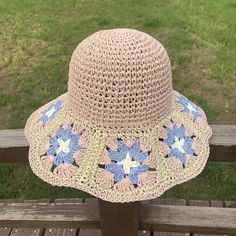 Crochet Caps, Womens Beach Hat, Butterfly Nails, Bucket Hat Women, Beach Hats, Japanese Flower, Hats Women, Crochet Bucket, Newborn Baby Dolls