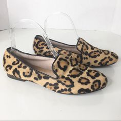 Steven By Steve Madden Smile Leopard Print Pony Hair Loafer Size 7.5 Pony Hair Upper Balance Man Made Rounded Toe / Notched Vamp Lightly Padded Footbed Block Heel Slip-On Style Condition: Pre Owned, Clean (See Photos For More Description) No Box. -We Sell Nwt / Pre Owned ,Clean No Flaw Items Unless Stated. Questions Welcome. Thanks For Shopping With Us. Leopard Print Leather Loafers For Work, Leopard Print Leather Loafers For Fall, Fall Leopard Print Leather Loafers, Leopard Print Slip-on Loafers For Work, Fall Leopard Print Slip-on Loafers, Casual Leopard Print Loafers With Flat Heel, Leopard Print Leather Loafers With Flat Heel, Leather Leopard Print Loafers With Flat Heel, Leopard Print Flat Heel Loafers For Work