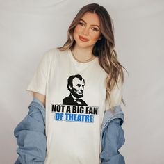 This Unisex sized funny pun shirt is perfect for any theatre lover, drama club member, history teacher or history buff, and even for the fourth of july! Have some fun with the humor and grab one for a friend to make them smile throughout the day.  This makes a perfect, fun gift for any history teacher or buff, theatre lover, and more!  **For an oversized look, we recommend sizing up one or two sizes.** Bella + Canva Brand Jersey Shirts ■Unisex adult sizing ■100% Airlume combed ringspun cotton fo Theatre Humor, Pun Shirt, Pun Shirts, History Teacher, Drama Club, Funny Pun, Fourth Of July Shirts, Gift Teacher, Men Shirt