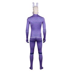 Whether you're planning to attend a convention, entertain at a party, or simply want to embrace your inner animatronic bunny, Freddys Bunny Jumpsuits Cosplay Costume is the ultimate choice. It's a must-have for any Five Nights at Freddy's enthusiast, allowing you to step into the shoes of this iconic character and create unforgettable memories in the process. Specifications: Game: Five Nights at Freddy's Material: Non-woven + Milk Protein Fiber Including: Jumpsuit + Mask Size Chart (inch): Size Novelty Long Sleeve Cosplay Costume, Stretch Unitard For Cosplay Events, Fitted Novelty Cosplay Costume Accessories, Fitted Novelty Costume Accessories For Cosplay, Novelty Costumes For Costume Parties And Cosplay, Fitted Purple Costume For Themed Events, Purple Fitted Costume For Themed Events, Fitted Novelty Costumes For Costume Party, Fitted Novelty Costume For Costume Party