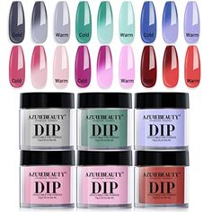 20 Unique Dip Powder Nail Inspirations: Dip, Dazzle, Repeat - 160grams Color Changing Nails, Acrylic Nail Powder