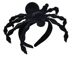 PRICES MAY VARY. Black Poseable Spider Headband. Black spider with poseable or moveable legs on a black headband. Lightweight Hair Accessory. Great for Halloween party supplies, Cosplay, and Theater! Excellent for Witches, Bug Costumes, and Wicked Queens. Spiders body is 4" long, each leg is 5" long when stretched straight. Total width is approximately 10" Spider and head band is covered with faux velvet, making it soft. The band is wide for a more comfortable wear. Perfect for adding that spook Warlock Costume, Wicked Witch Costume, Spider Headband, Spider Hair, Bug Costume, Festival Headband, Widow Spider, Black Widow Spider, Witch Halloween Costume