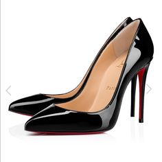 Brand New With Box, Dust Bags Not Included. Pristine Condition. Black Patent Leather. 38.5eu To 8.5 Us The Elegance Of Christian Louboutin's Pigalle Follies Black Patent Leather 100mm Stilettos Is The Cabaret Spirit Incarnate. Named After The Famous “Folies Pigalle” Nightclub In Paris, Not Far From The Moulin Rouge, This Is One Of The House’s Iconic Styles. A Go-To Look That's Anything But Basic, This Pointy-Toe Pigalle Pump Is Refitted With A Slightly More Revealing Dcollet On The Sides And A D Christian Louboutin Shoes Outfit, The Moulin Rouge, Christian Louboutin Heels Outfit, Christian Louboutin Outfits, Christian Louboutin Iriza, Christian Louboutin Pigalle Follies, Pigalle Follies, Louboutin Pigalle, Christian Louboutin Outlet