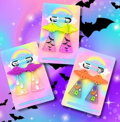 This listing is for ONE Pair of Halloween UFO Earrings. Ball posts are hypoallergenic. If you wish to replace hardware to hooks, lever backs, clip-ons or hoops please leave me a note at checkout. Earrings are approximately 2.25" Follow me on IG for shop updates! @shopcosmiclovely Subscribe to my newsletter for exclusively monthly coupons! You can subscribe at: cosmiclovely.com Ufo Earrings, Alien Earrings, Witchy Earrings, Teacher Summer, Padded Wall, Earrings Halloween, Halloween Earrings, Miami Beach, Shop Earrings