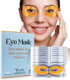 PRICES MAY VARY. ✔Yfulfill Cold Paste Eye Mask can effectively diminish the formation of fine lines, wrinkles, crow-feet lines around the eye area, minimizing eye-bags and fades dark circles remarkably (two different color provided) ✔Unique formulation: Making by mainly a variety of plant ingredients extract, non-toxic and odourless. Making it moisturizer, nourishing, firming and repairing functions. Perfect to better cellular metabolism and blood circulation around the eye tissues. keep away fr Skincare Shelfie, Facial Massage Techniques, Masks Skincare, Under Eye Patches, Turmeric Face Mask, Eye Brightener, Combo Skin, Dark Under Eye, Eye Patches