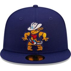 Wearing this New Era 59FIFTY hat on more than just game day allows your Amarillo Sod Poodles fandom to be seen all the time. A trendy high crown and fitted construction pair for a classic design. Bold Amarillo Sod Poodles embroidery completes this cap for an accessory that shows you're more than an average fan. Flat bill with ability to curve Imported Officially licensed Material: 100% Polyester Embroidered graphics with raised details Structured fit Brand: New Era High Crown Contrast-color unde Throwback Game Day Hat With Curved Brim, Game Day Throwback Hat With Curved Brim, Throwback Curved Brim Hat For Game Day, Throwback Fan Gear Hat With Curved Brim, Throwback Curved Brim Hats For Fan Gear, Sports Fan Hat With Curved Brim, Curved Brim Sports Fan Hat, Curved Brim Hats With Team Logo For Game Day, Sports Fan Hats With Curved Brim