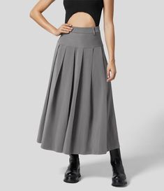 High Low Maxi Skirt, Backless Tank Top, Ruffle Maxi Skirt, Flowy Maxi Skirts, Poppy Seed, White Halter Maxi Dress, Bleach Wash, Fall Skirts, Flowy Skirt