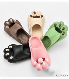 Lasaky - Soft Bottom Slip-On Shoes for Her Home Trendy Slippers With Removable Insole And Round Toe, Eva Slippers With Rubber Sole And Round Toe, Red Shoes Heels, Soft Sole Slippers, Shoe Sole, Slippers Cozy, Sheep Leather, Leather Slippers, Red Heels