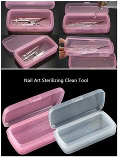 Sterilizer For Nail Tools With Filter Layer, Organizer Display Stand Tweezers Files Scissors Brush Pen Tool For Nail Supplies Multicolor    PET  Nail Tool Sterilizers   Nail,Hand & Foot Care, size features are:Bust: ,Length: ,Sleeve Length: Nail Brushes Tools, Pet Nail Tools, Disposable Mascara Wands, Kids Snow Boots, Skin Nails, Mascara Wands, Nail Supplies, Art Storage, Hair Skin Nails