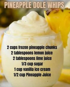 pineapple dole whip recipe in a jar