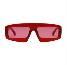 Gaze into the future with this sleek 3D futuristic rectangular sunglasses. Designed with a large rim and lightly tinted lens. Available in red, nude and black. Frame Material: Plastic Lens Width: 57 mm Lens Height: 51 mm Bridge: 19 mm Temple Length: 140 mm Total Frame: 146 mm Unisex *All US and International orders please select its correspondent from dropdown menu before placing order* 3d Futuristic, Into The Future, Rectangular Sunglasses, Baddie Outfits Casual, Baddie Outfits, Sunglass Frames, Black Frame, The Future, Temple