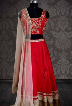 Lehenga: tomato red lehenga Lehenga Fabric: rawsilk Blouse : rawsilk with hand embroidery  Dupatta: net Details: Exquisite hand embroidery  Size: will be made to your measurements.  I'll send you a detailed measurements chart once you order Please convo me if you have any questions or need any customisation. Embroidered Chanderi Choli For Party Wear, Silk Lehenga With Resham Embroidery For Party Wear, Red Tissue Silk Lehenga With Dori Work, Party Wear Choli With Resham Embroidery In Raw Silk, Red Pre-draped Saree With Sheer Dupatta In Dola Silk, Red Tissue Silk Sets With Dori Work, Embroidered Silk Lehenga For Party, Silk Embroidered Choli For Party Wear, Silk Embroidered Party Wear Choli