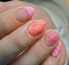 Nail Art 3d, Simple Acrylic Nails, Really Cute Nails, Cute Gel Nails, Soft Nails