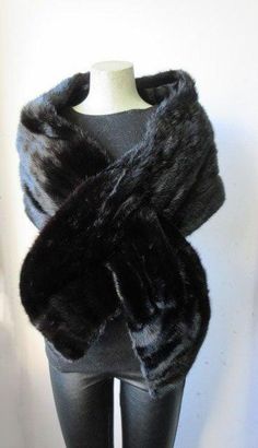 Glamorous  mink fur stole wrap cape for special occasions.  Designed to keep you warm and stylish.  Produced with soft and smooth fully let out top quality Canadian FULL mink fur pelts and completed with  satin lining . Size Large / X-Large  Measurements: 75" x 12" Longest and widest points Cape Wedding, Cape Shawl, Fur Cape, Fur Stole, Vintage Fur, Fur Hat, Mink Fur, Accessories Clothing, Hat Making