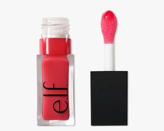 Elf lip oil in the shade Red Delicious Lipstick Ingredients, Tinted Lip Oil, Pomegranate Oil, E.l.f. Cosmetics, Natural Lip Colors, Eye Makeup Pictures, Gloss À Lèvres, Gloss Labial, Elf Cosmetics