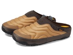 Teva ReEmber Terrain - Clog/Mule Shoes : Honey Brown : Enjoy your walks and stay comfy in the Teva ReEmber Terrain clogs. Breathable textile upper and lining. Removable synthetic insole. Slip-on style. Pull tab on the side. Round toe silhouette. Textile and synthetic outsole. Imported. Measurements: Weight: 10.2 oz Product measurements were taken using size Men's 9, Women's 11, width Medium. Please note that measurements may vary by size. Weight of footwear is based on a single item, not a pair. Teva Reember, Mule Shoes, Classic Outdoor, Honey Brown, Athletic Sports, Sport Sandals, Kids Luggage, Luxury Store, Pull Tab