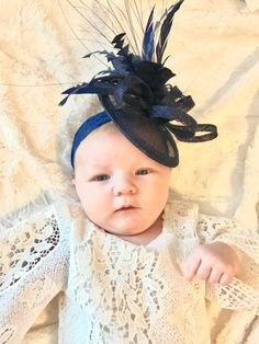 Baby infant Fascinator, Baby Little Girl's Fascinator, Tea Party Hat, Church Hat, Kentucky Derby Hat, Pink Hat, Tea Party Hat, baby headband by TheHatHive on Etsy https://www.etsy.com/listing/601755589/baby-infant-fascinator-baby-little-girls Top Hats For Women, Sinamay Fascinator, Pink Fascinator, Church Hat, Lace Headband, Tea Party Hats, Kentucky Derby Hats, Kentucky Derby Hat, Toddler Hat