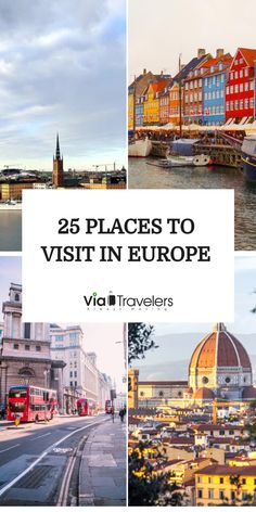 25 places to visit in Europe; featuring scenic views of European cities including colorful harbor buildings, historic architecture, and bustling streets. Europe In March, Best Places In Europe, Barcelona Spain Travel, Trip To Spain, Spain Trip, North Europe, Spain Travel Guide, Spain Barcelona