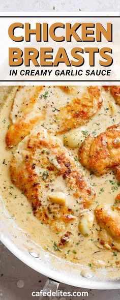 Chicken In Creamy Sauce, Chicken With Creamy Garlic Sauce, Chicken In Creamy Garlic Sauce, Creamy Chicken Sauce Recipes Easy, Creamy Pan Fried Chicken, Chicken Garlic Cream Sauce, Easy Creamy Garlic Chicken, Garlic Cream Sauce Chicken, Chicken In Garlic Cream Sauce