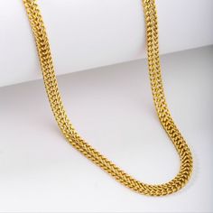 New Gorgeous!! 18kt Gold Plated Double Layer Link Necklace. Necklace Has An Extension On The Clasp. Perfect For Yourself Or As A Gift. Very Classy! Very Unique And Different. Suitable For All Occasions. Suitable For Most Ages. Nwt Gold-plated Jewelry With Wheat Chain, Elegant Gold Necklace With Wheat Chain, Yellow Gold Snake Chain Necklace For Jewelry Making, Luxury Gold Jewelry With Wheat Chain, Luxury Gold Wheat Chain Jewelry, Formal Gold Box Chain Jewelry, Gold-plated Necklaces With Wheat Chain, Gold Plated Necklaces With Wheat Chain, Gold Box Chain Necklace For Anniversary