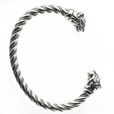 PRICES MAY VARY. GelConnie High-Quality and Durable: The sturdy vikings bracelet men ragnar is made from high-quality stainless steel which cannot be easily breakable. The durablemens steel bracelets viking will neither rust nor will the shine fade over time. Handmade: All viking arm ring ragnar are unique and detailed as all handmade models are designed by our specialists especially for you.These viking trinkets bracelet give the best to you. viking bracelet torc braclet stainless steel raven d Thor Jewelry, Raven Dragon, Norse Thor, Arm Rings, Viking Arm Rings, Arm Ring, Biker Bracelet, Viking Dragon, Hammered Bracelet