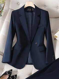 FREE SHIPPING ON ALL ORDERS OVER $50 | 100% SATISFACTION GUARANTEED Click "ADD TO CART" To Get Yours Now | Up To 60% OFF ✨ Achieve a polished yet relaxed look with the Office Wear Women’s Blazer Suit 2-Piece Set. This elegant ensemble features a tailored blazer with a refined cut and matching trousers, offering the perfect balance between professional and casual style. The blazer’s sleek design adds a sophisticated touch, making it ideal for business meetings, office wear, or even more casual oc Blazer Suits For Women, Office Wear Women, Chic Coat, Women Blazer, Fashion Office, Suit Pant, Casual Rompers, Winter Hats For Women, Tailored Blazer