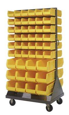 QMD-36H-230240 - Industrial 4 Less - QMD-36H-230240-YL Stock Organization, Workstation Organization, Stainless Steel Shelving, Stacking Bins, Parts Storage, Mobile Shelving, Shelf Bins, Drawer Bins, Stackable Bins