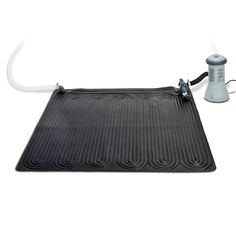 an electric heating mat with thermometer attached to it, on a white background