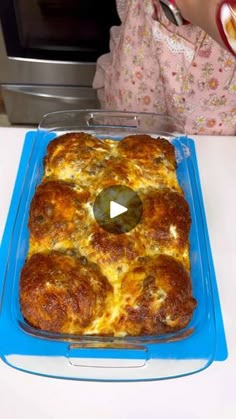 Facebook Grands Biscuit Recipes Breakfast Eggs, Biscuit Casserole Recipes, Breakfast Biscuit Casserole, Egg Bakes, Biscuit Casserole, Christmas Breakfast Casserole, Breakfast Casserole With Biscuits, Biscuits Casserole, Jimmy Dean Sausage