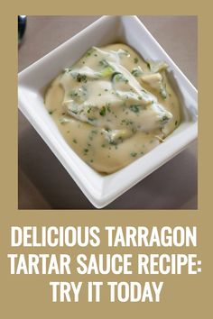 Tarragon Tartar Sauce Recipe How To Make Tart, Tartar Sauce Recipe, Christmas Canapes, Pickle Butter, Tartar Sauce, Campfire Food, Pickle Relish, Fish Dishes, Sauce Recipe