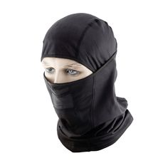 This balaclava is perfect for when the temperature drops. It features a warm, brushed fleece liner with extra length to keep those chills out. Fleece Lined Full Face Balaclava For Outdoor Activities, Full Face Balaclava With Fleece Lining For Outdoor Activities, Protective Windproof Balaclava For Outdoor, Warm Functional Balaclava For Winter Sports, Fleece-lined Balaclava For Outdoor, Functional Winter Balaclava For Protection, Warm Functional Balaclava For Outdoor, Fleece-lined Solid Balaclava For Outdoors, Windproof Functional Balaclava For Cold Weather