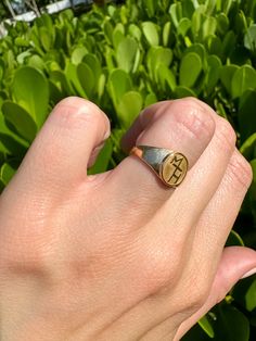 Vintage Birks 10k Yellow Gold Signet Ring (Initials MH or MTH) Size 4 Size 4 can be resized for fee 2.4g marked 10k marked Birks face measures 8.6mm band measures 2.3mm At GOLDINRICH, we specialize in sourcing rare, one-of-a-kind vintage, estate, antique, and some contemporary pieces. Each item is thoroughly tested for authenticity. Once an item is gone, it's unlikely to be sourced again, so don’t miss out on your unique find. Shopping vintage not only provides a unique piece filled with charact Ring Initials, Gold Signet Ring, Turks And Caicos Islands, Signet Ring, Accessories Jewelry, Trinidad And Tobago, Ring Necklace, Uganda, Necklaces Bracelets