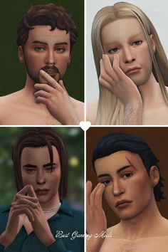 These Sims 4 brows cc for male Sims are completely amazing! They are so bold and handsome! I've found Sims 4 male eyebrows maxis match that I've been using on almost all my male sims for the past two weeks! I rarely use sims 4 male eyebrows alpha, but number 17 is so cute, that I'm going to give it a try tonight! Sims 4 Male Eyebrows, Male Eyebrows, Eyebrow Slits, Bold Eyebrows, Straight Eyebrows, Surfer Vibes, Bushy Eyebrows