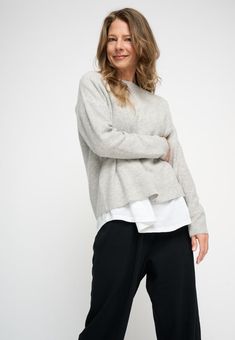 Knit | Buy soft knit sweaters online at moshi moshi mind here Knit Sweaters, Sweaters Online, Soft Knits, Knitted Sweaters, Cashmere, Leggings, T Shirts, My Style, Knitting